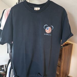 Y2K Diney World American Original Baseball T Shirt